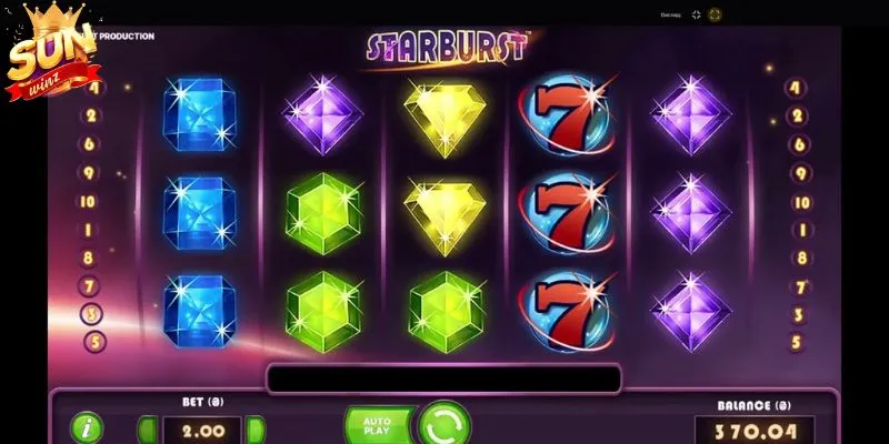 Trò chơi Starburst tựa game phổ biến nhất 